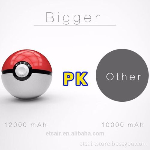 Pikachu MagicBall Pokeball Power Bank Pokemon Go Portable Power Bank For sale